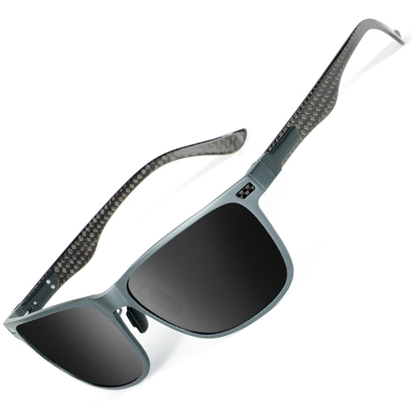 Carbon Fiber Temple Polarized Sunglasses S54