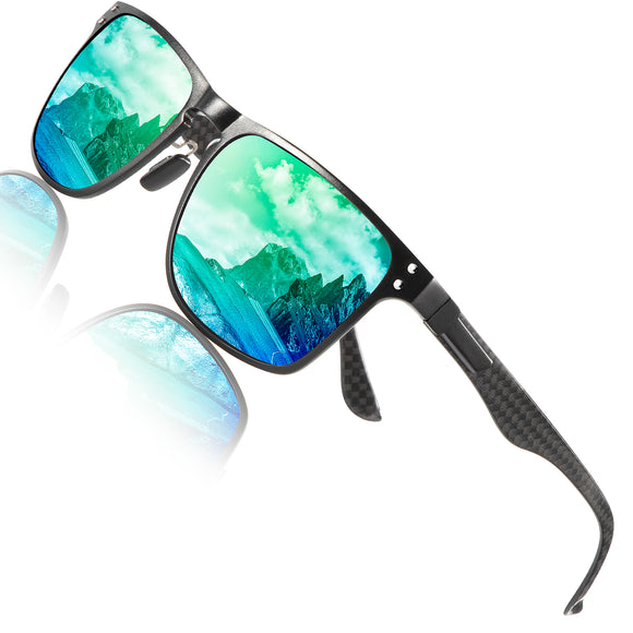 Carbon Fiber Temple Polarized Sunglasses S52