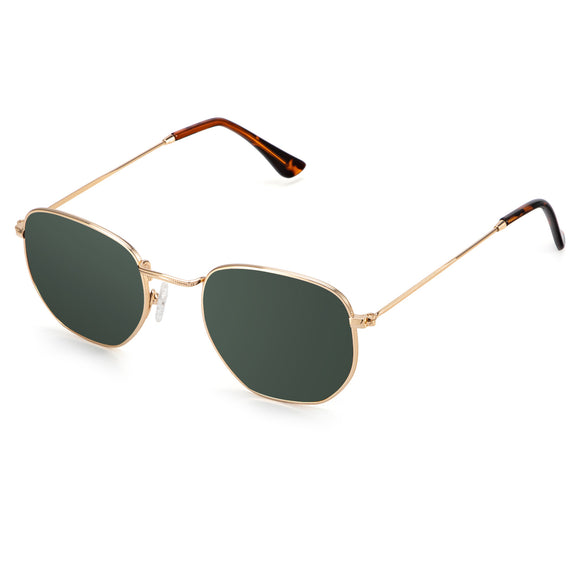 Trendy Hexagon Sunglasses For Women Men, New Polarized Square Sun glasses
