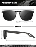 Carbon Fiber Temple Polarized Sunglasses S52