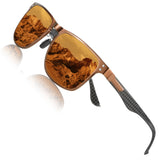 Carbon Fiber Temple Polarized Sunglasses S52