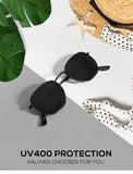 Trendy Hexagon Sunglasses For Women Men, New Polarized Square Sun glasses