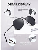 Trendy Aviator Sunglasses