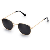 Trendy Hexagon Sunglasses For Women Men, New Polarized Square Sun glasses