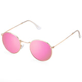 Polarized Round Sunglasses for Women Men Circle