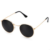 Polarized Round Sunglasses for Women Men Circle